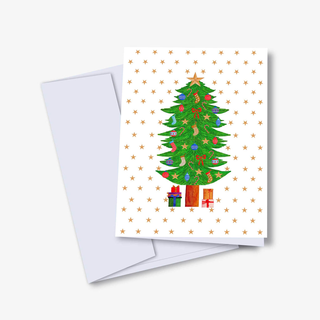 Kannika Art Greeting Card Christmas Tree Card | Greeting Card