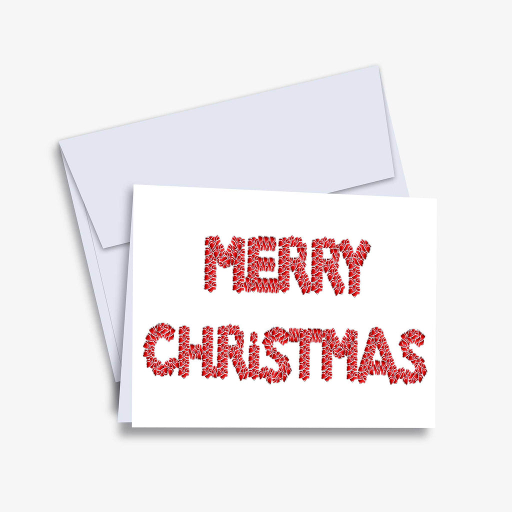 Kannika Art Greeting Card Floral Merry Christmas Card | Greeting Card