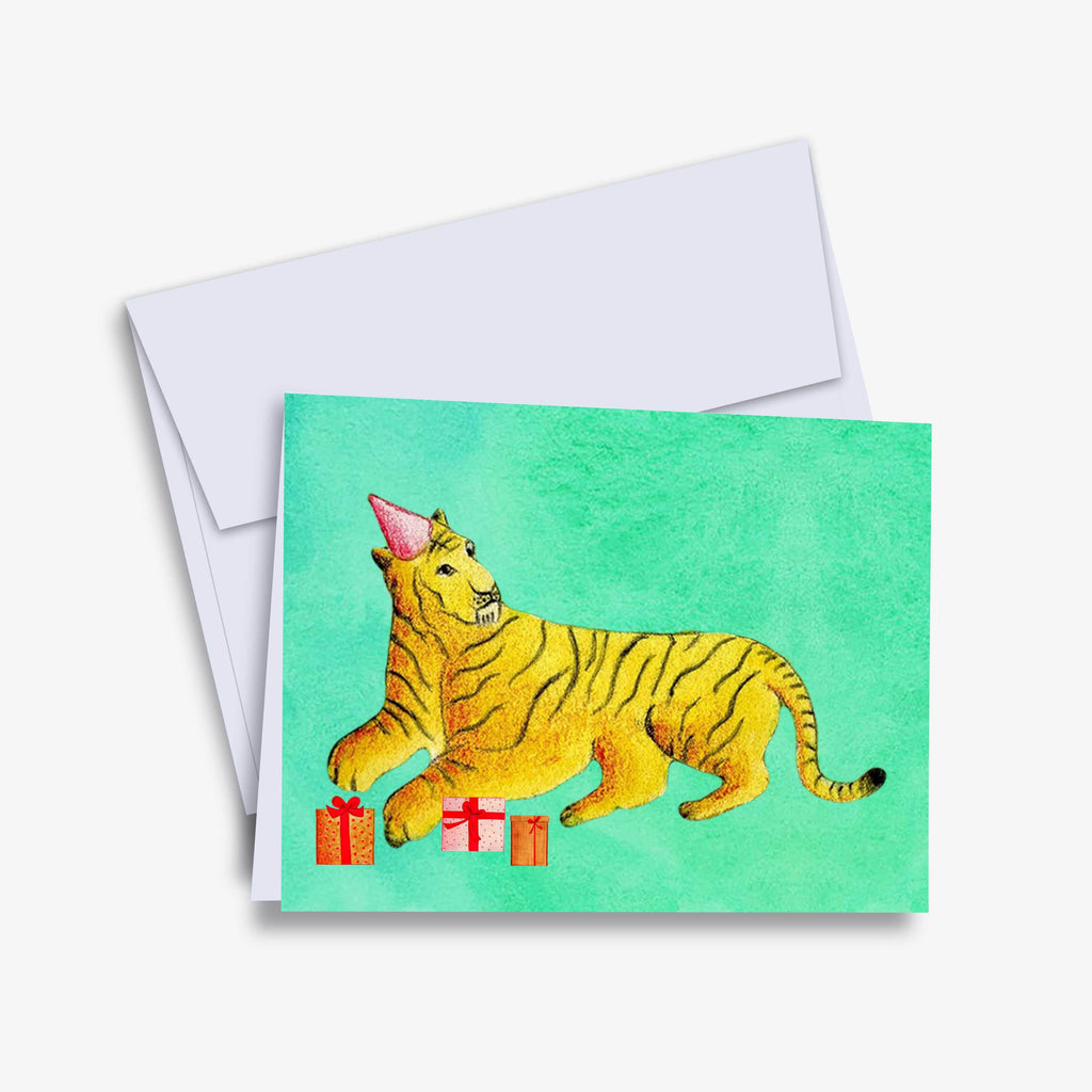 Kannika Art Greeting Card Lion Birthday Card | Greeting Card