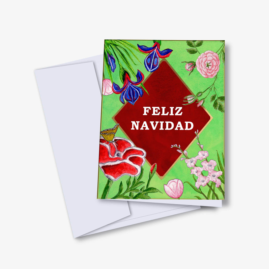 Kannika Art Greeting Card Feliz Navidad Card | Greeting Card