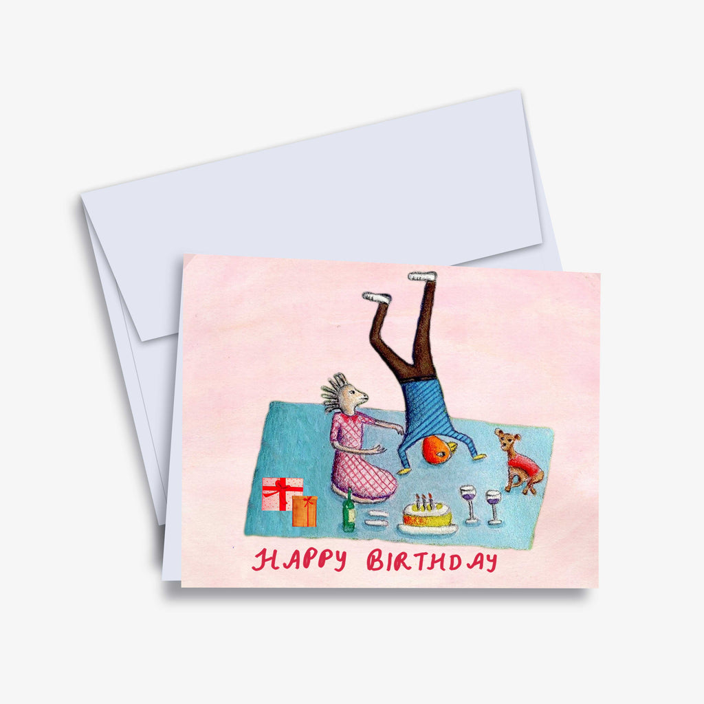 Kannika Art Greeting Card Picnic Birthday Card | Greeting Card